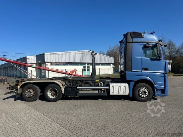 Roll-off tipper truck MERCEDES-BENZ Actros 2548 / BigSpace / Retarder / Meiller RS