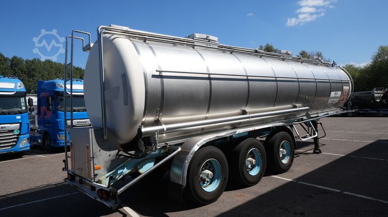 Cisterna za hranu Pacton 3 axle food tank trailer 30.000ltr