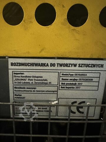 Blasform-Extruder Powerjet Model/typ EB70U85S4