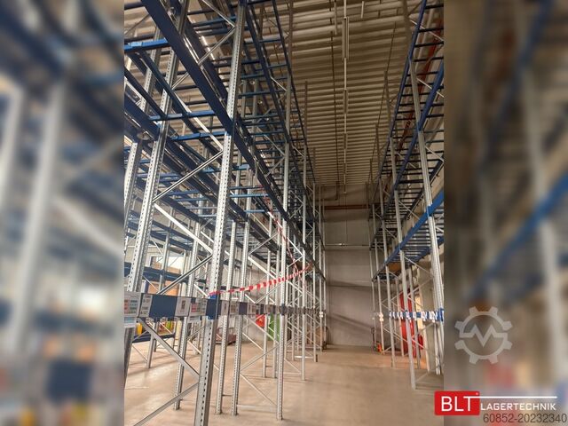Estantería industrial para cargas pesadas 33,6 lfm SSI Schäfer PR600 Palettenregal H:1150cm , 4000 kg Fachlast Hochregale