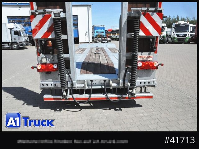 Low loader trailer Möslein TA 3, verzinkt verbreiterbar, Ladefläche 8770mm