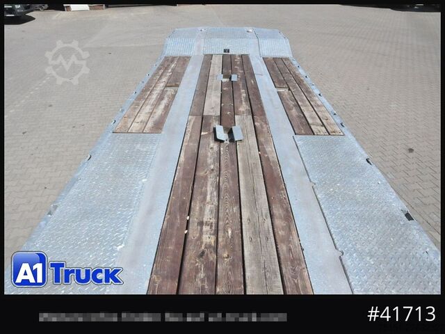 Low loader trailer Möslein TA 3, verzinkt verbreiterbar, Ladefläche 8770mm