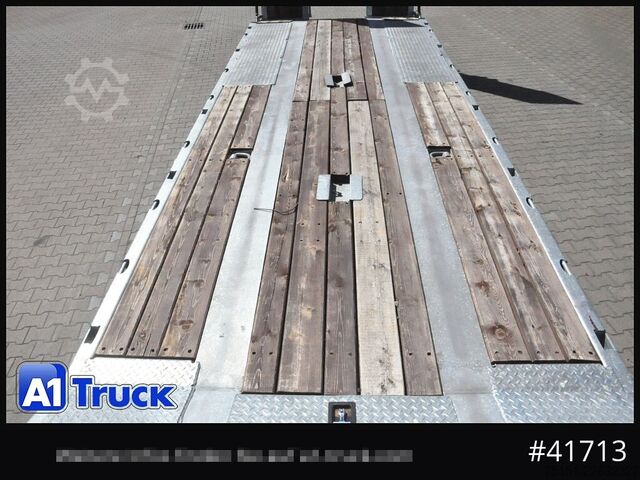 Low loader trailer Möslein TA 3, verzinkt verbreiterbar, Ladefläche 8770mm