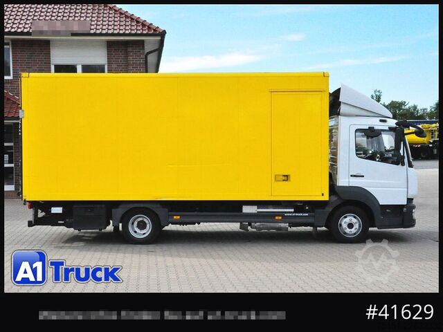 Skriňová dodávka MERCEDES-BENZ Atego 818 L, Koffer, Automatik, , Seitentür