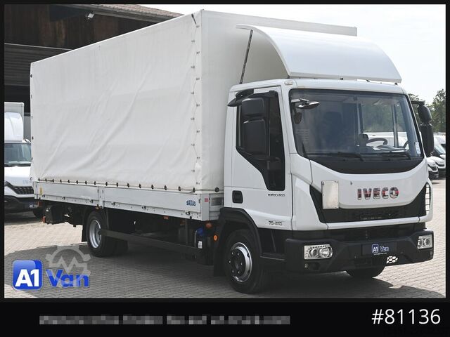 Prispôsobená dodávka IVECO Eurocargo 75E21 Pritsche Plane, LBW, Luftfederung