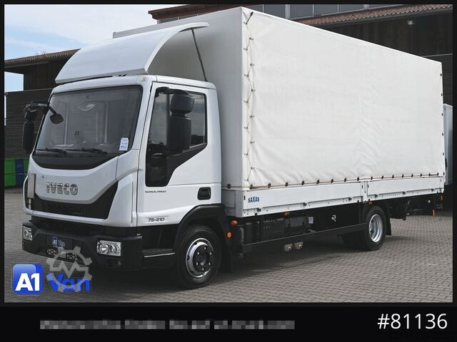 Prispôsobená dodávka IVECO Eurocargo 75E21 Pritsche Plane, LBW, Luftfederung