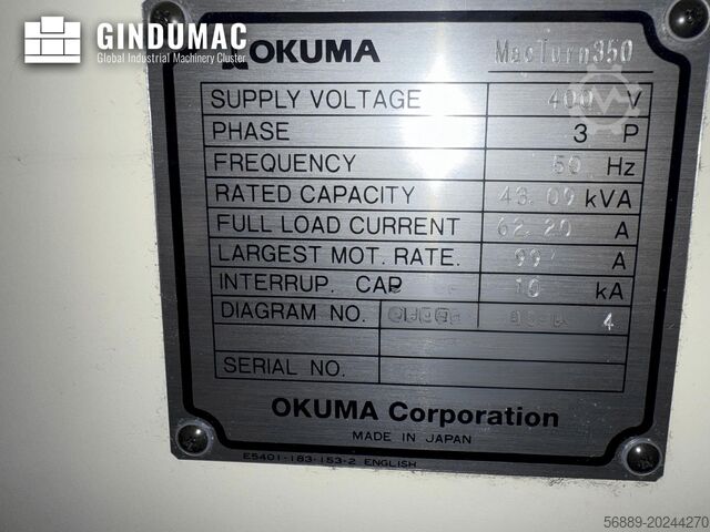 Centre de tournage et d'usinage Okuma MacTurn 350