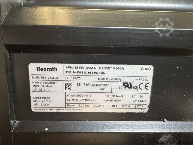 Сервомотор Bosch Rexroth / Indramat MHD093C-058-PG1 MHD093C-058-PG1-AN