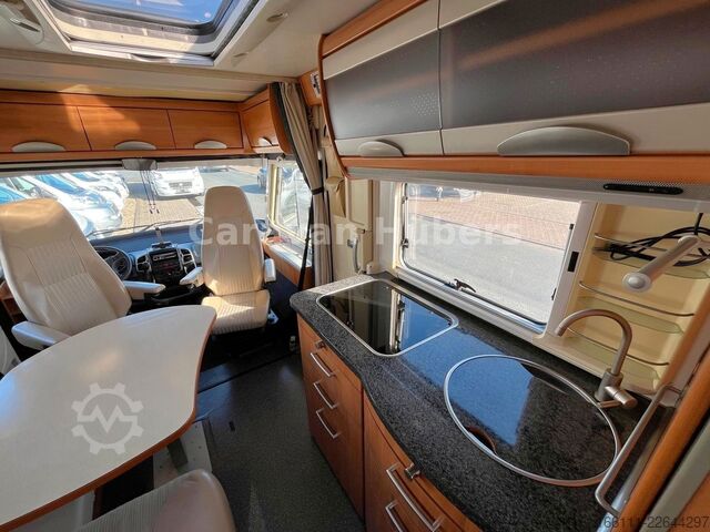 Integraal camper HYMER/ERIBA B 614 - Festbett- Klima -  - Solar -