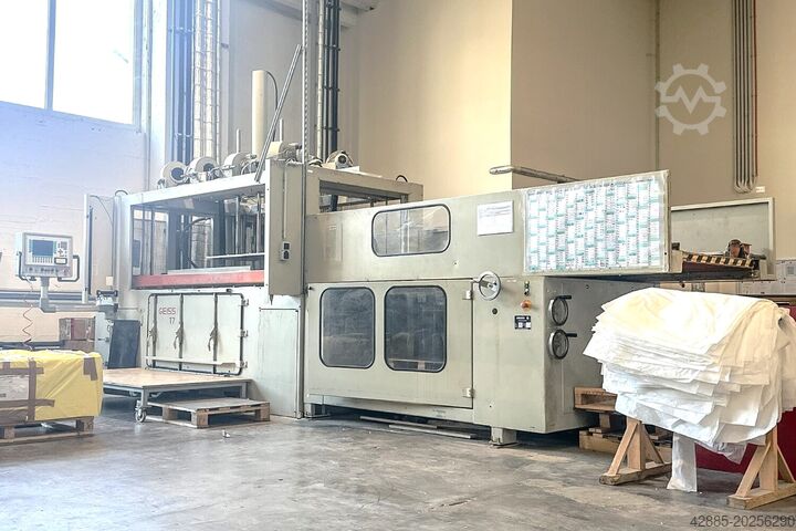 Máquina termoformadora GEISS T7 DU 1500x1000x620 Siemens