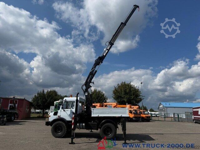 LKW mit Pritsche (offen) Unimog U1450 Atlas 105.1 Fernbedieung 5t. Traglast 1.Hd
