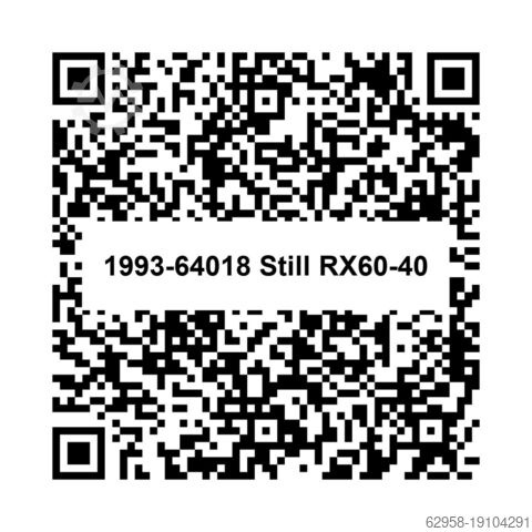 Xe nâng điện 4 bánh, xe nâng, RX STILL RX60-40/600 - AKKU 92% - RX60