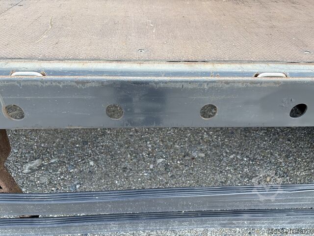 Trailer with open flatbed WEB Trailer Plattformanhänger 7950 mm STROH