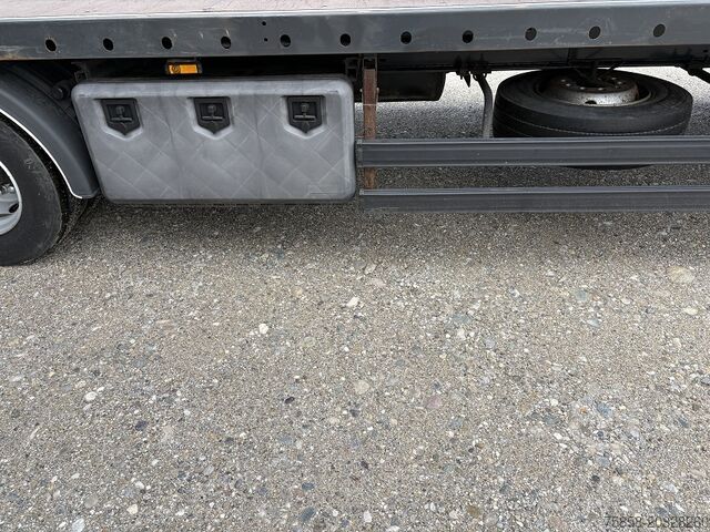 Trailer with open flatbed WEB Trailer Plattformanhänger 7950 mm STROH