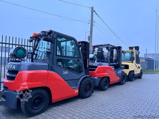 Chariot élévateur à 4 roues Hyster H 5.0FT/Positioner+sideshift/ 3662 hours