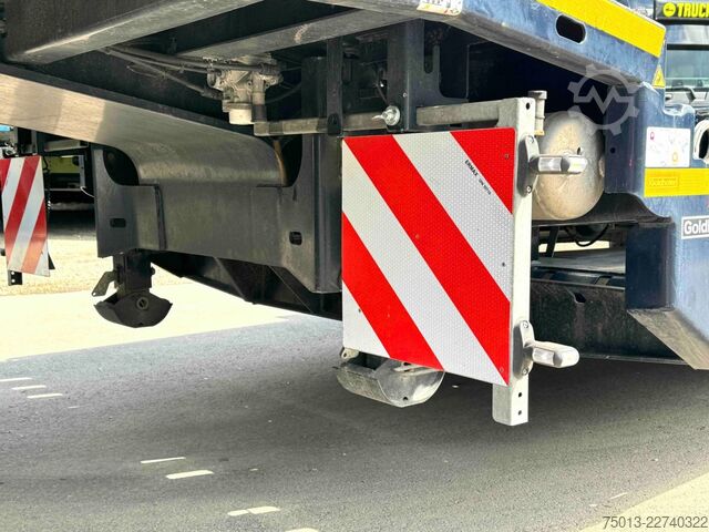 Low loader semitrailer GOLDHOFER Tele, Radmulden, Baggerstielmulde, MIETEN?