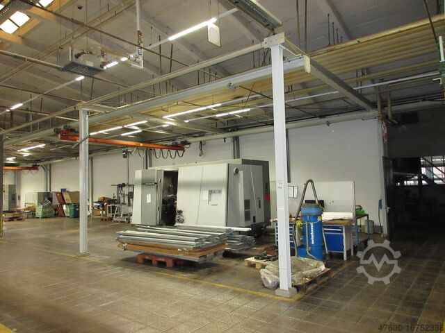 Žerjav nadstrešek Žerjav Notranji žerjav Žerjavska steza Demag - Portalkran KBK Stahlbau 2x 500KG KBK 2 II KBK2 30x7m 2x 500Kg + Stahlbau