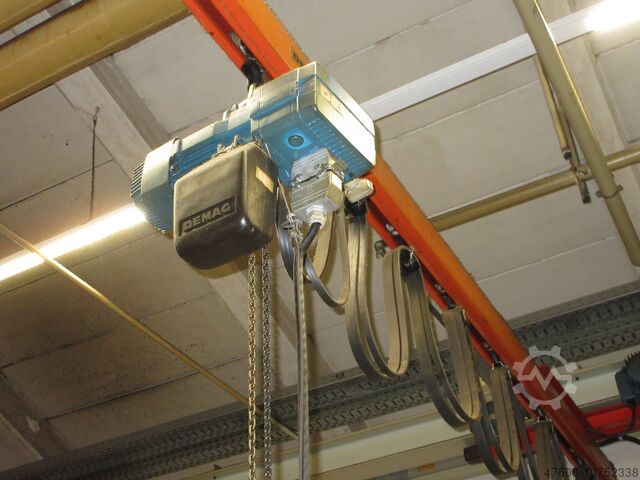 Žerjav nadstrešek Žerjav Notranji žerjav Žerjavska steza Demag - Portalkran KBK Stahlbau 2x 500KG KBK 2 II KBK2 30x7m 2x 500Kg + Stahlbau
