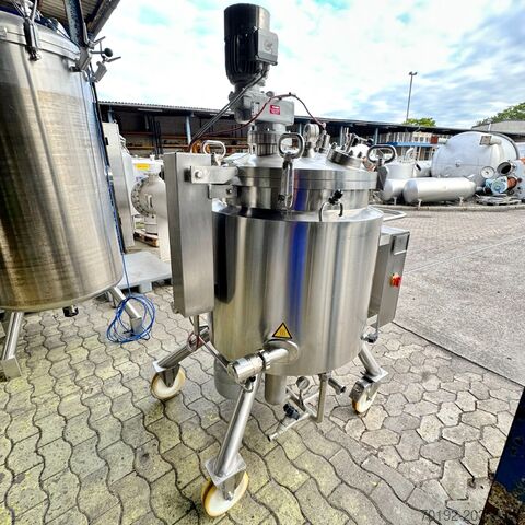 Tanque de vacío de 345 litros calentado eléctricamente, Aisi316 con agitador de hélice. Diessel B0010