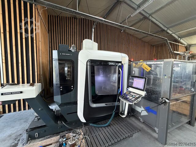 유니버설 가공 센터 + 로봇 DMG MORI DMU 50 3rd mit Lang RoboTrex52