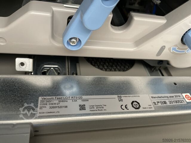 Skaitmeninė spausdinimo mašina Ricoh Pro 8300s incl. Finisher SR5110, Vacuum Feed LCIT RT5120