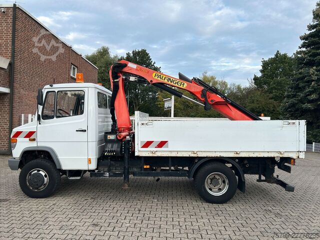 Furgão com grua montada em camião MERCEDES-BENZ 815D Pritsche + PK7501 Kran Allrad 4x4