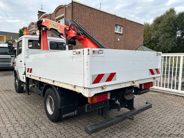 Furgão com grua montada em camião MERCEDES-BENZ 815D Pritsche + PK7501 Kran Allrad 4x4