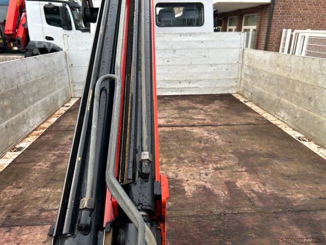 Furgão com grua montada em camião MERCEDES-BENZ 815D Pritsche + PK7501 Kran Allrad 4x4