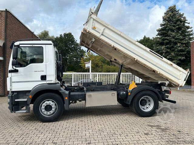 Camion basculante trilateral MAN 15.290 TGM  MEILLER 3Skipper 4x2