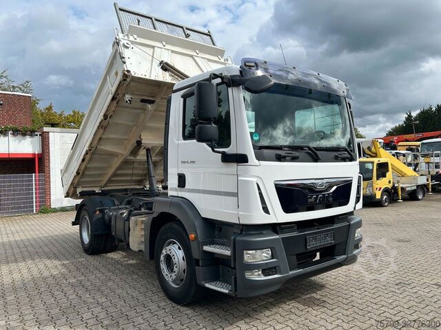Camion basculante trilateral MAN 15.290 TGM  MEILLER 3Skipper 4x2