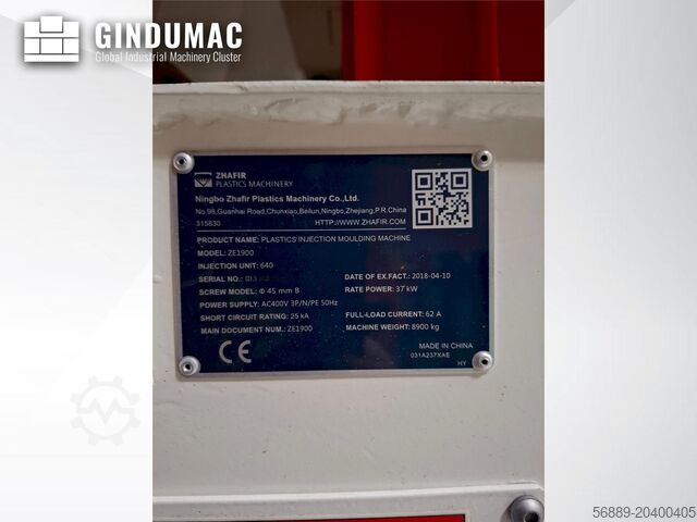 เครื่องฉีดพลาสติกไฟฟ้า HAITIAN ZHAFIR ZERES ZE1900