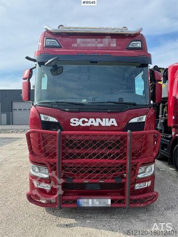 รถเครน Scania R500 6x2 crane truck w/ 47 t/m Hiab crane with jib