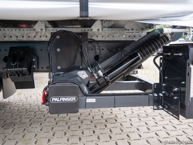 Camião plataforma com lona Mercedes-Benz Atego 1224 L Curtainsider Schiebeplane li/re Ladebordwand BigSpace