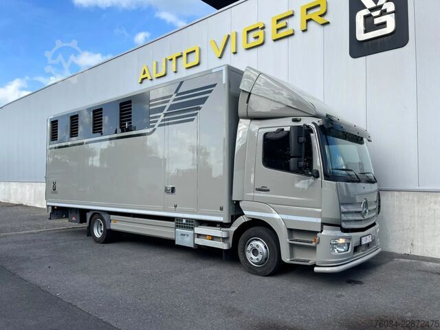 Transport de chevaux Mercedes-Benz Atego 1018 *5paarden*Airco*Luchtvering A verste...