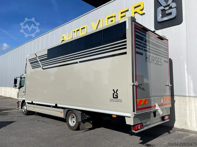Transport de chevaux Mercedes-Benz Atego 1018 *5paarden*Airco*Luchtvering A verste...