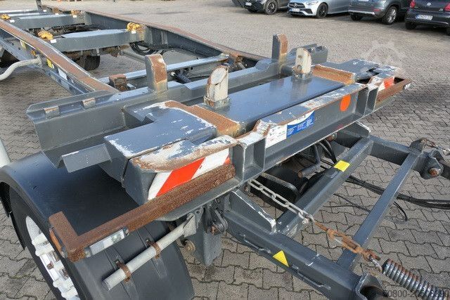 롤 오프 트레일러 HÜFFERMANN HSA 18.70 LS, Schlitten, Alu-Felgen, Staukasten