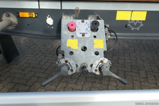 롤 오프 트레일러 HÜFFERMANN HSA 18.70 LS, Schlitten, Alu-Felgen, Staukasten