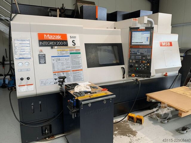 CNC-snúninga- og fræsivél Mazak Integrex 200-IV S