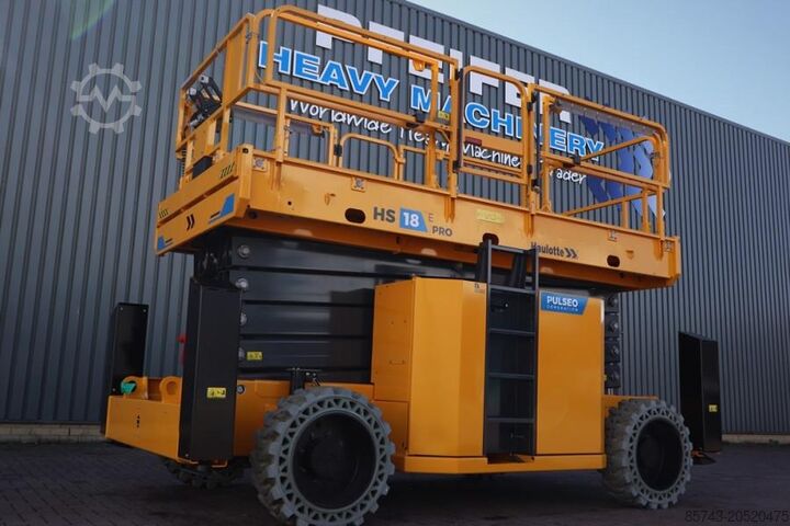 Ascensore a forbice Haulotte HS18EPRO Full Electric 4x4 Drive, Versatile Use: O