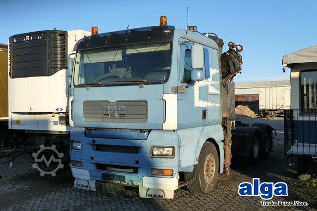 Standard trækkerunit MAN 26.413/26.460 TGA 6x2, Kran Effer 335 5S, Klima