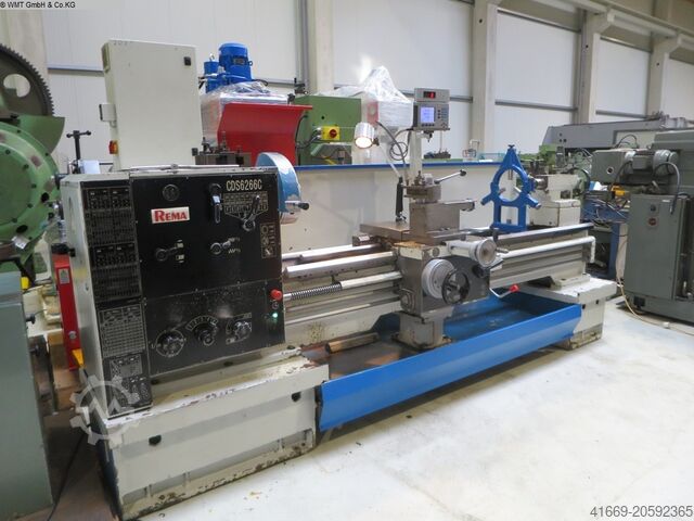 Center drejebænk og spindel drejebænk REMA CDS6 266C