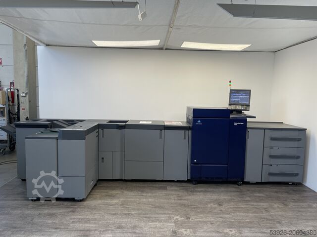 Máquina de impressão digital Konica Minolta AccurioPress C6085 incl. IQ-501, SD-513