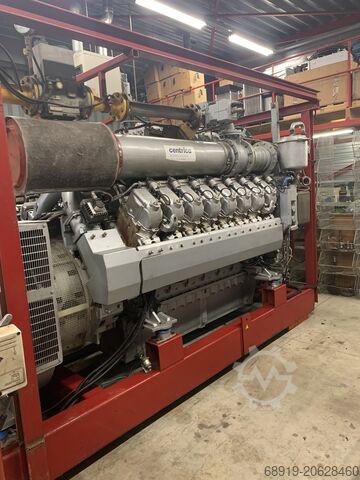 Impianto di riscaldamento a blocchi Mtu 16v 4000 gas l61 10kv 1540kw