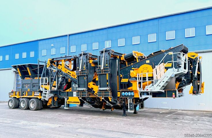 Impact crusher / stone crushers 90-130 TPH semi-mobile stone crushers 90-130 TPH impact crusher stone crushers