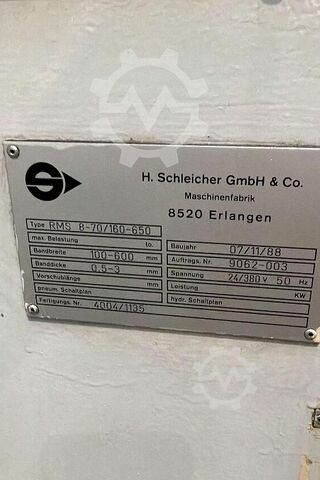 Linka na pásy z cievok Schleicher RMS 8-70/160-650
