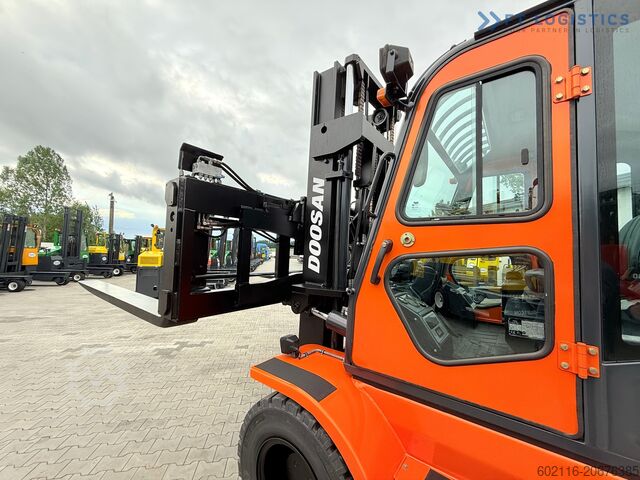 Forklift empat roda DOOSAN 70 / DUPLEX / FORK 2500MM / POSITIONER