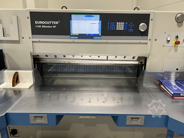 Stroj za rezanje papirja Eurocutter 1150 SMonitor SP Paper Guillotine