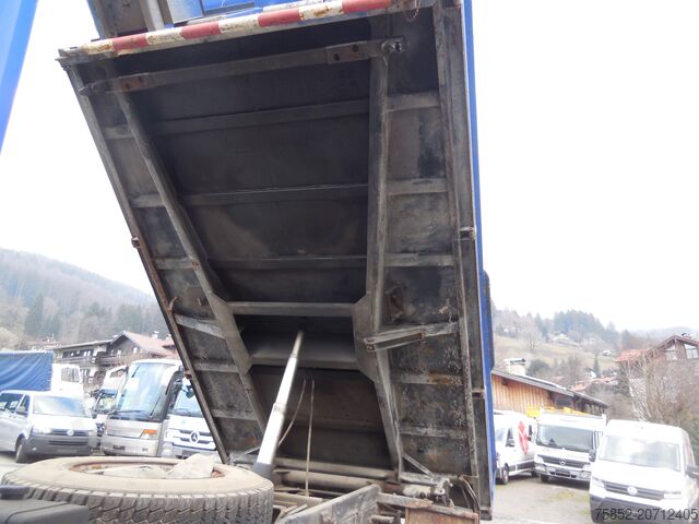 Lastbil med tippflak Mercedes-Benz 1217 AK Allrad Dreiseitenkipper