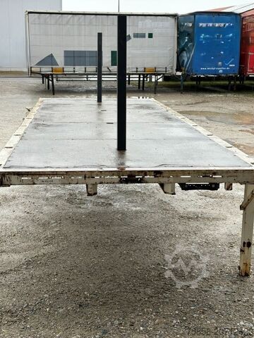 Byt karosseri öppet Krone Plattform 7,45m mit Steckrungen mittig