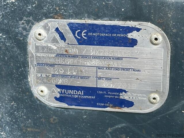 Багер Hyundai HX235LCR